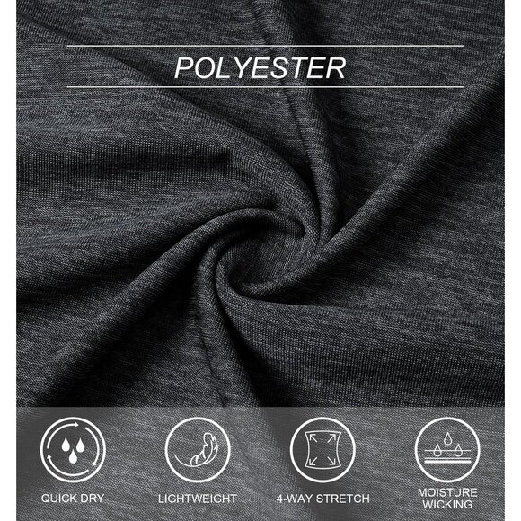 Women's Quick Dry Short Sleeve T-Shirt 2 Pack Breathable Moisture Wicking Athlet - Picture 5 of 6